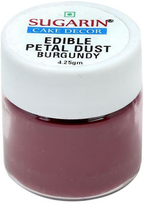 

SUGARIN Ediblle Petal Dust, 4.25gm, Burgundy Baking Powder(4.25 g)