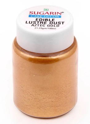 

SUGARIN Edible Lustre Dust, 21.25gm, Aztec Gold Baking Powder(21.25 g)