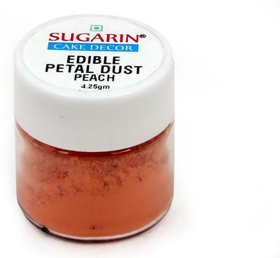 

SUGARIN Ediblle Petal Dust, 4.25gm, Peach Baking Powder(4.25 g)