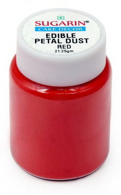 

SUGARIN Ediblle Petal Dust, 21.25gm, Red Baking Powder(21.25 g)