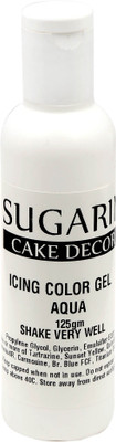 

SUGARIN Icing Color Gel, 125gm_Aqua Gelatin Paste(125 g)