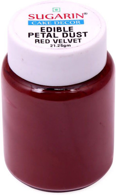 

SUGARIN Ediblle Petal Dust, 21.25gm, Red Velvet Baking Powder(21.25 g)