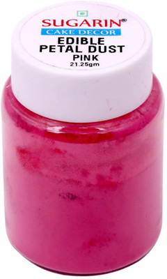 

SUGARIN Ediblle Petal Dust, 21.25gm, Pink Baking Powder(21.25 g)