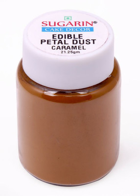 

SUGARIN Ediblle Petal Dust, 21.25gm, Caramel Baking Powder(21.25 g)