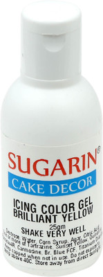 

SUGARIN Icing Color Gel, 25gm, Brilliant Yellow Gelatin Paste(25 g)