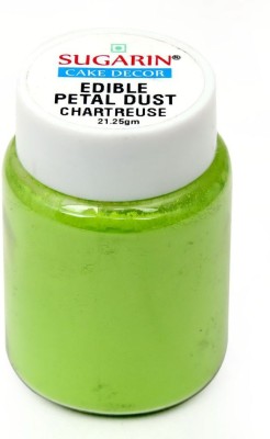 

SUGARIN Ediblle Petal Dust, 21.25gm, Chartreuse Baking Powder(21.25 g)