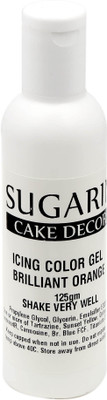 

SUGARIN Icing Color Gel, 125gm_Brilliant Orange Gelatin Paste(125 g)