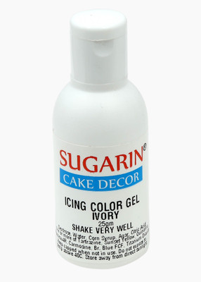 

SUGARIN Icing Color Gel, 25gm, Ivory Gelatin Paste(25 g)