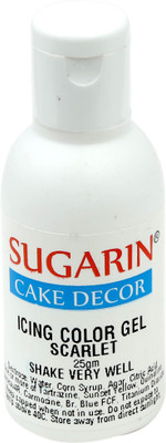 

SUGARIN Icing Color Gel, 25gm, Scarlet Gelatin Paste(25 g)