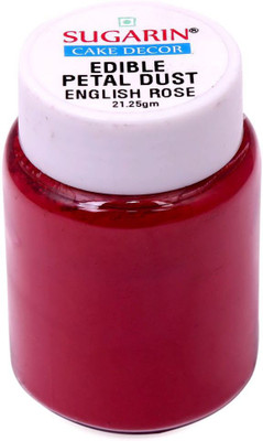 

SUGARIN Ediblle Petal Dust, 21.25gm, English Rose Baking Powder(21.25 g)