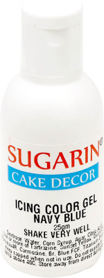 

SUGARIN Icing Color Gel, 25gm, Navy Blue Gelatin Paste(25 g)
