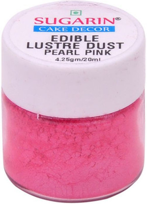 

SUGARIN Edible Lustre Dust, 4.25gm, Pearl Pink Baking Powder(4.25 g)