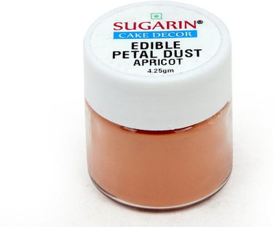 

SUGARIN Ediblle Petal Dust, 4.25gm, Apricot Baking Powder(4.25 g)