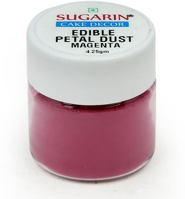 

SUGARIN Ediblle Petal Dust, 4.25gm, Magenta Baking Powder(4.25 g)