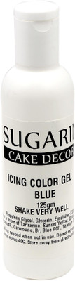 

SUGARIN Icing Color Gel, 125gm_Blue Gelatin Paste(125 g)