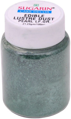 

SUGARIN Edible Lustre Dust, 21.25gm, Pearl Leaf Green Baking Powder(21.25 g)