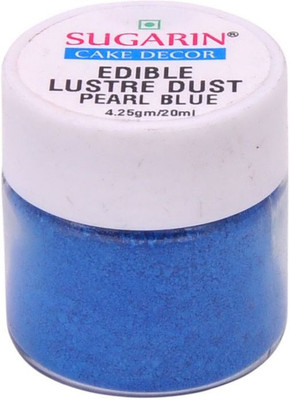 

SUGARIN Edible Lustre Dust, 4.25gm, Pearl Blue Baking Powder(4.25 g)