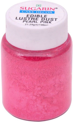 

SUGARIN Edible Lustre Dust, 21.25gm, Pearl Pink Baking Powder(21.25 g)