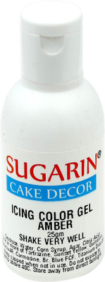 

SUGARIN Icing Color Gel, 25gm, Amber Gelatin Paste(25 g)