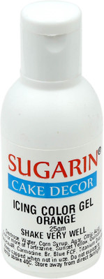 

SUGARIN Icing Color Gel, 25gm, Orange Gelatin Paste(25 g)