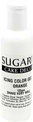 

SUGARIN Icing Color Gel, 125gm_Orange Gelatin Paste(125 g)