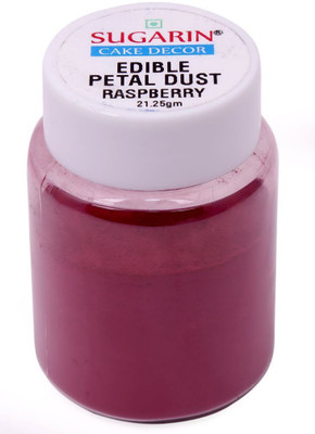 

SUGARIN Ediblle Petal Dust, 21.25gm, Raspberry Baking Powder(21.25 g)