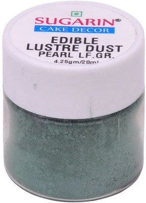 

SUGARIN Edible Lustre Dust, 4.25gm, Pearl Leaf Green Baking Powder(4.25 g)
