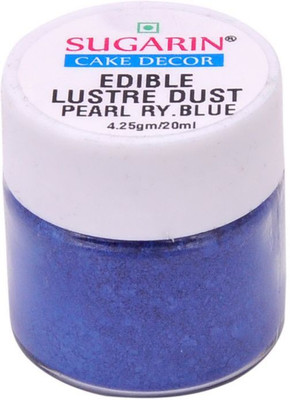 

SUGARIN Edible Lustre Dust, 4.25gm, Pearl Royal Blue Baking Powder(4.25 g)