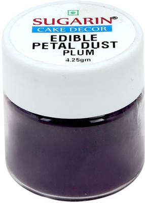 

SUGARIN Ediblle Petal Dust, 4.25gm, Plum Baking Powder(4.25 g)