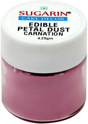 

SUGARIN Ediblle Petal Dust, 4.25gm, Carnation Baking Powder(4.25 g)