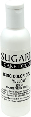 

SUGARIN Icing Color Gel, 125gm_Yellow Gelatin Paste(125 g)