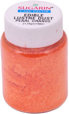

SUGARIN Edible Lustre Dust, 21.25gm, Pearl Orange Baking Powder(21.25 g)