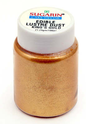 

SUGARIN Edible Lustre Dust, 21.25gm, Moon Gold Baking Powder(21.25 g)