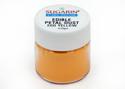 

SUGARIN Ediblle Petal Dust, 4.25gm, Egg Yellow Baking Powder(4.25 g)