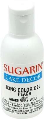 

SUGARIN Icing Color Gel, 25gm, Peach Gelatin Paste(25 g)