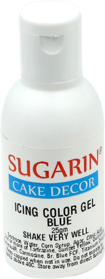 

SUGARIN Icing Color Gel, 25gm, Blue Gelatin Paste(25 g)