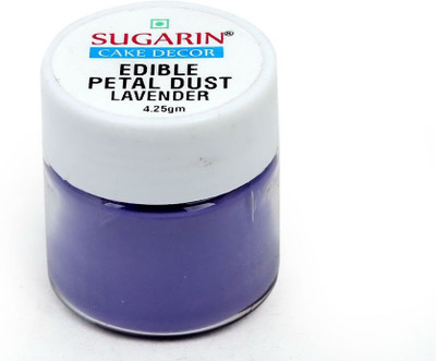 

SUGARIN Ediblle Petal Dust, 4.25gm, Lavender Baking Powder(4.25 g)
