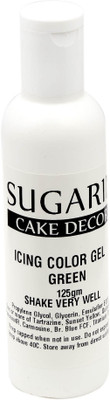 

SUGARIN Icing Color Gel, 125gm_Green Gelatin Paste(125 g)