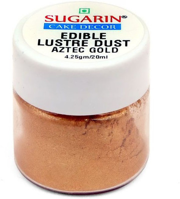 

SUGARIN Edible Lustre Dust, 4.25gm, Aztec Gold Baking Powder(4.25 g)