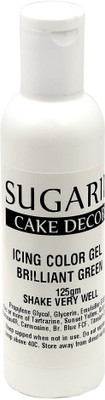 

SUGARIN Icing Color Gel, 125gm_Brilliant Green Gelatin Paste(125 g)