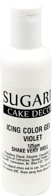 

SUGARIN Icing Color Gel, 125gm_Violet Gelatin Paste(125 g)