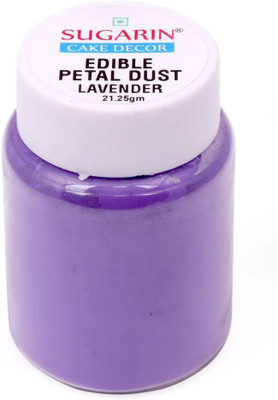 

SUGARIN Ediblle Petal Dust, 21.25gm, Lavender Baking Powder(21.25 g)