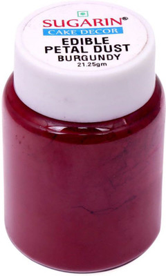 

SUGARIN Ediblle Petal Dust, 21.25gm, Burgundy Baking Powder(21.25 g)