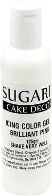 

SUGARIN Icing Color Gel, 125gm_Brilliant Pink Gelatin Paste(125 g)