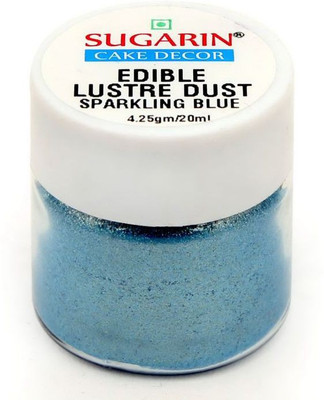 

SUGARIN Edible Lustre Dust, 4.25gm, Sp. Blue Baking Powder(4.25 g)