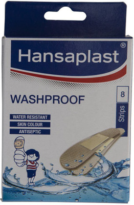 Hansaplast Washproof 8' Strips - Pack of 6 Bandage Protector(Adult & Kids Hand)