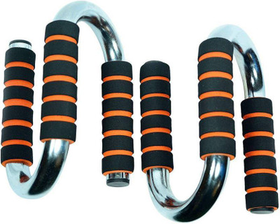 

ROYAL SPORTS Steel Push Up Bars and Stands Handles for Men and Women Dip Station (Silver) Push-up Bar(Black, Red)