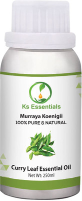 

Ks Essentials 100% Pure Curry Leaf Patta Essential Oil (Murraya Koenigii)Aromatherapy & Therapeutic Grade(250 ml)