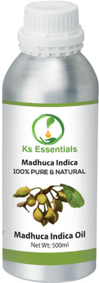 

Ks Essentials 100% Pure Madhuca Indica Oil (Madhuca indica) Natural Therapeutic Grade(500 ml)