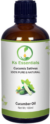 

Ks Essentials 100% Pure Cucumber Oil (Cucumis sativus) Natural Therapeutic Grade(100 ml)